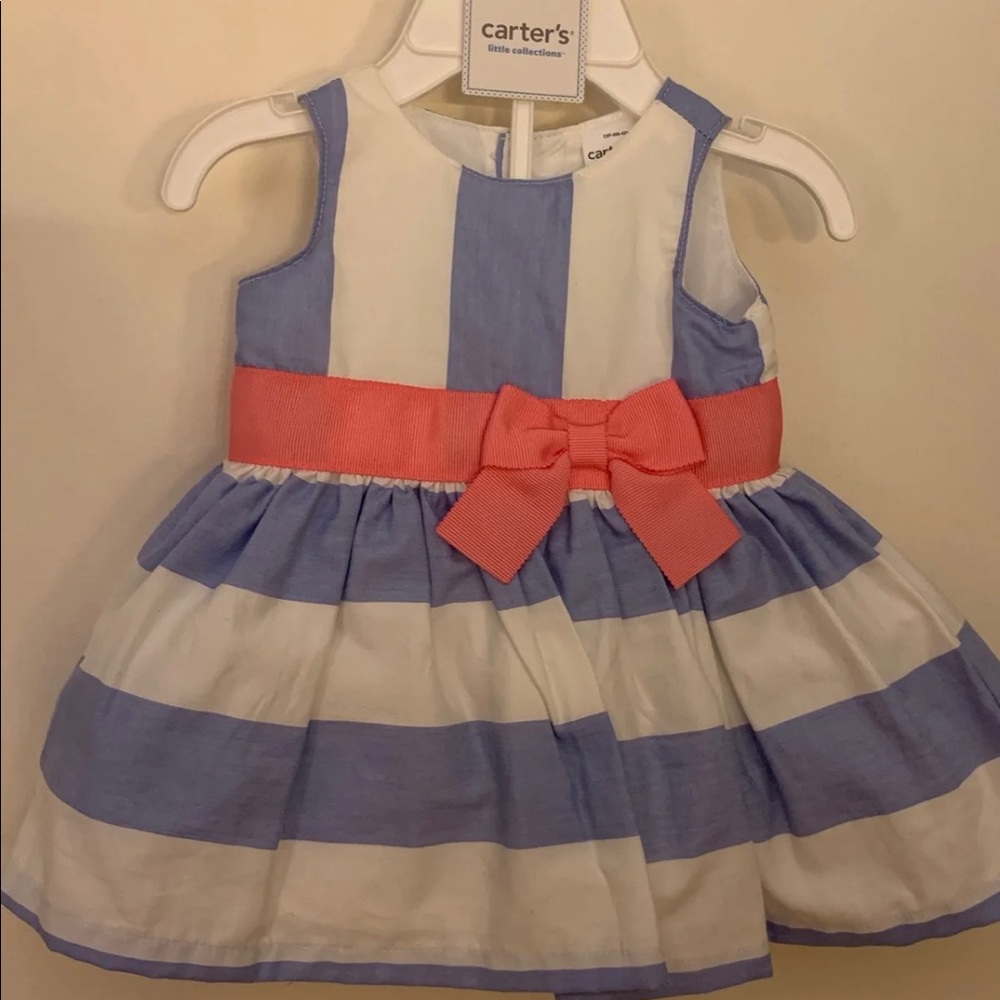 Carter's NEW baby girl striped dress
